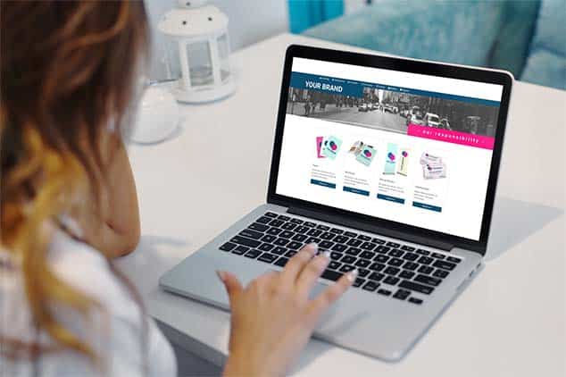 Brandportal mockup Prindustry