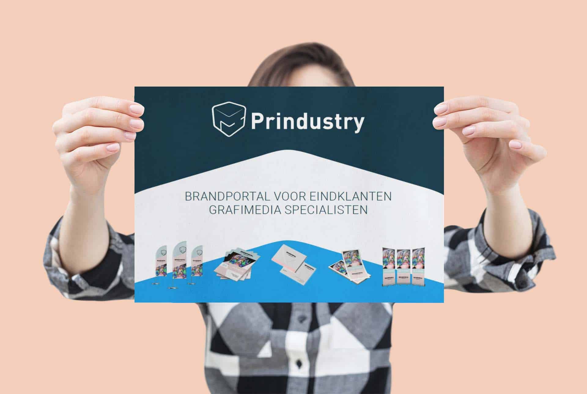 Whitepaper voorkant Brandportal voor eindklanten grafimedia specialisten