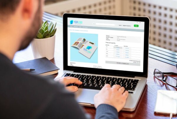 Prindustry mockup webportal drukwerk bestelproces webshop communicatie