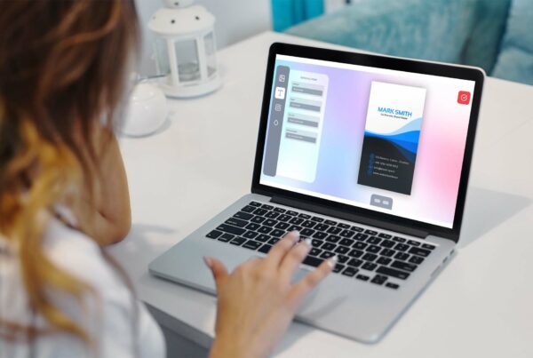 Brand Portal Finanzsektor Template Visitenkarte