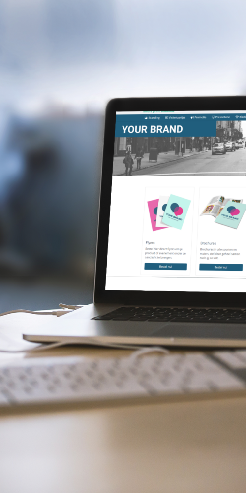 Online Kennissessie Brandportal webinar Prindustry web2print en branding software communicatieplatform met huisstijl drukwerk webshop