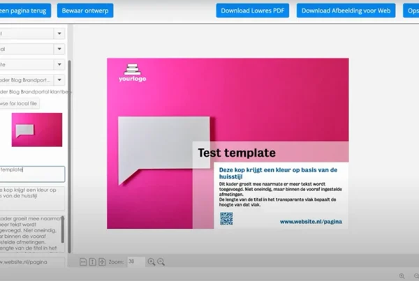 CHILI Publish Prindustry design brand template editor