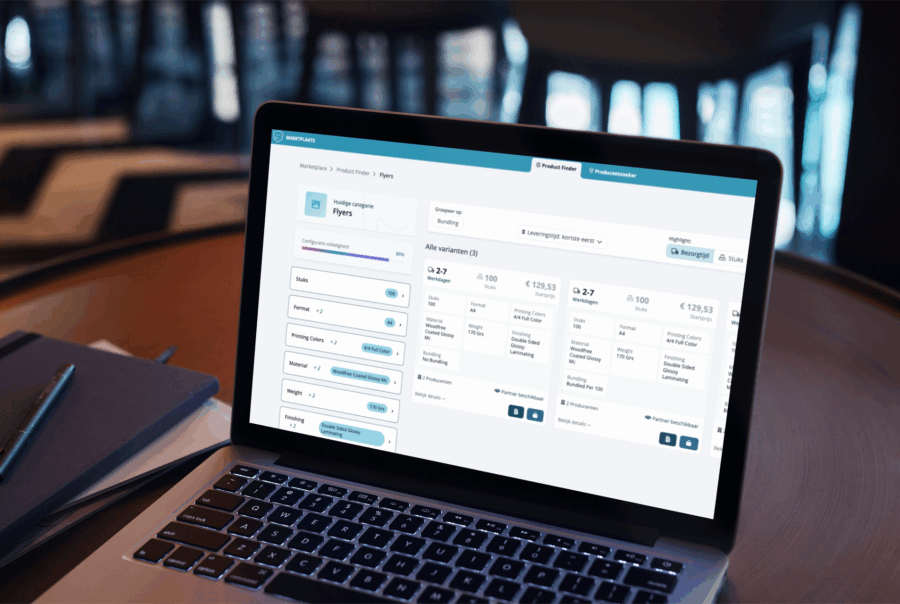 Inkopen in grafimedia marktplaats