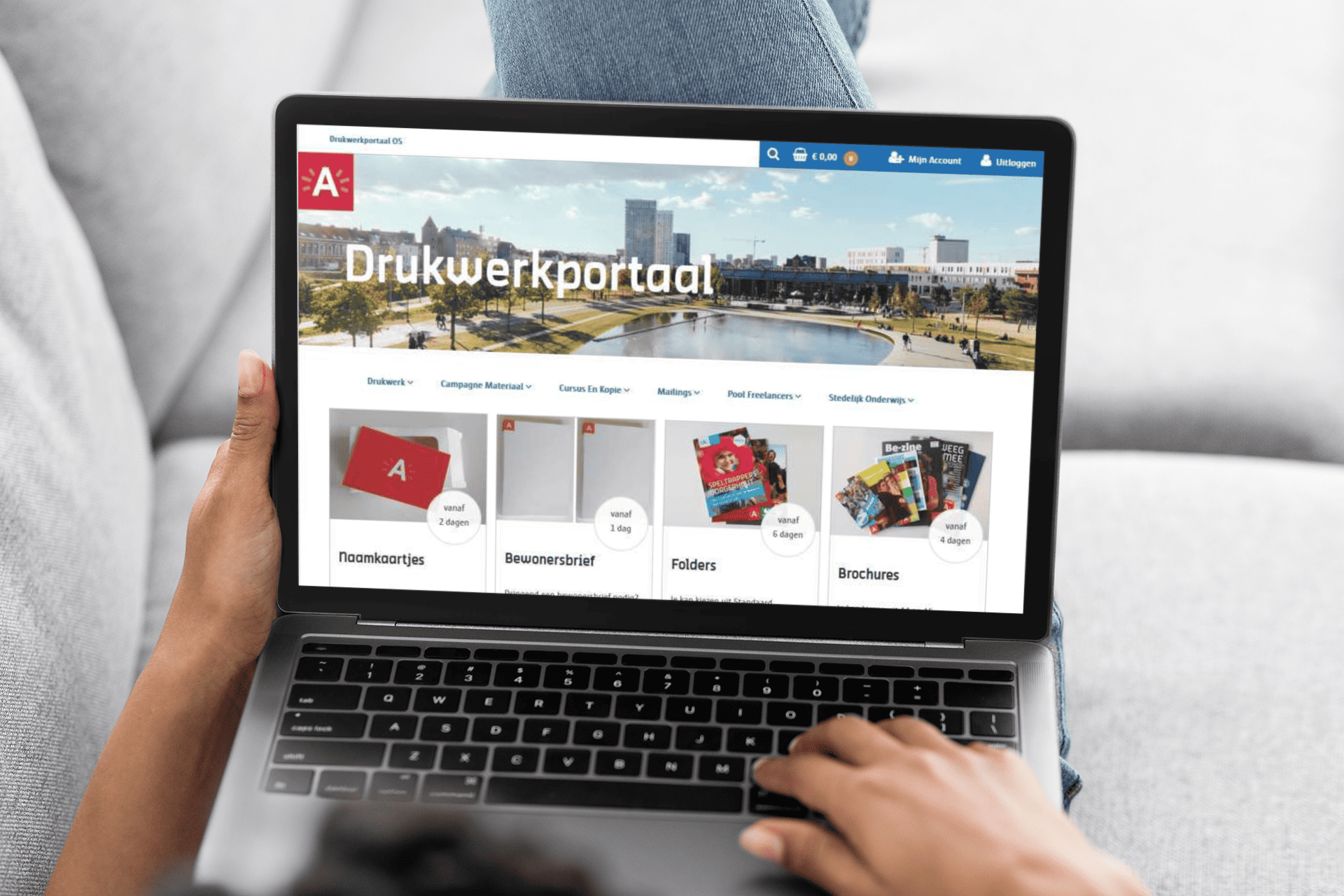 Prindustry software overheid web2print Stad Antwerpen drukwerkportaal