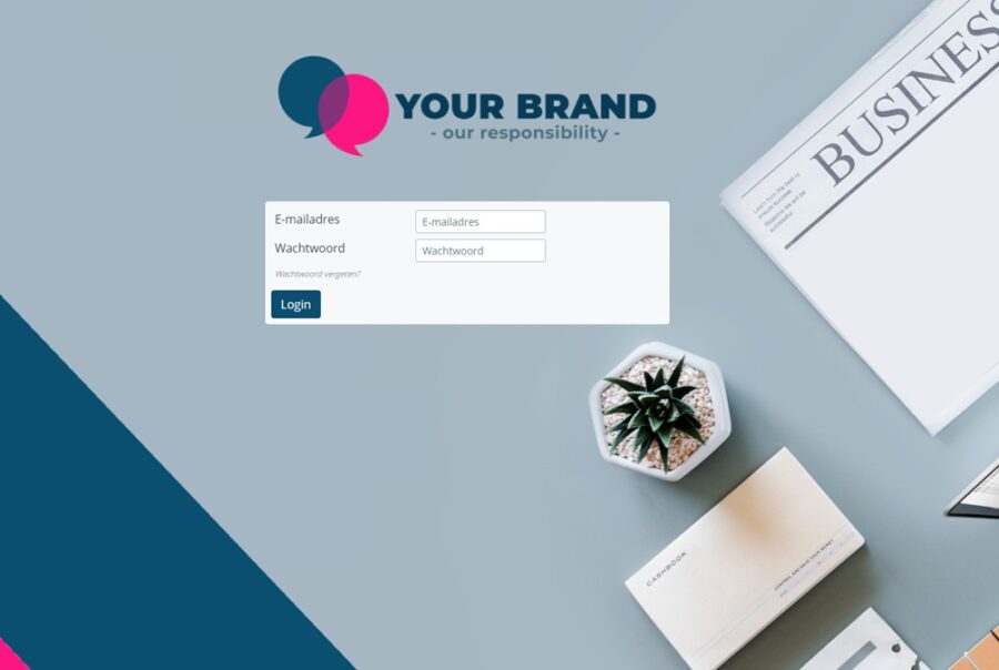 Brandportal software inlog beheer