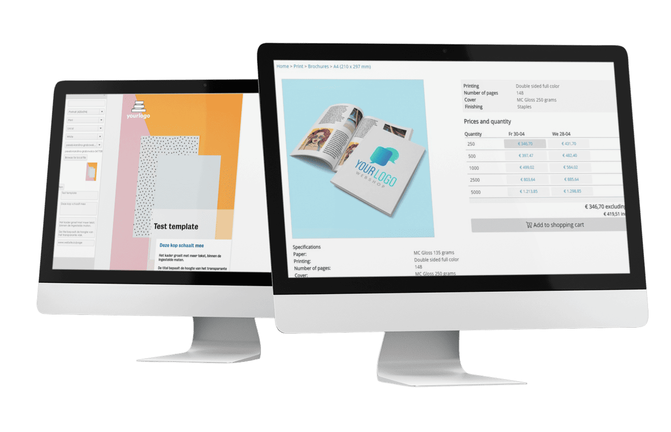 Prindustry software print marketing communication brand web2print
