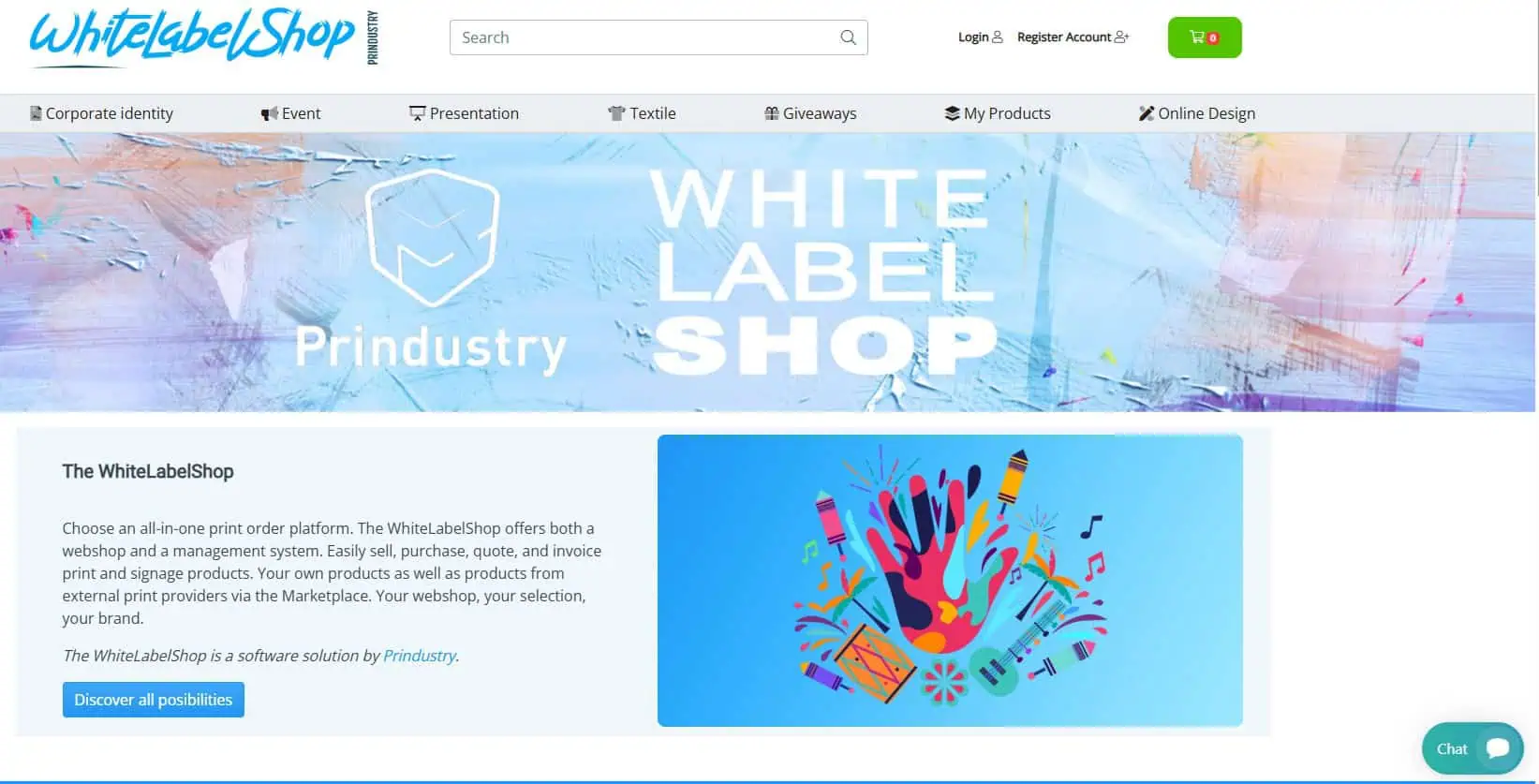 WhiteLabelShop Web2print Software Solutions