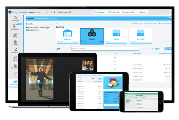 Prindustry Media Manager