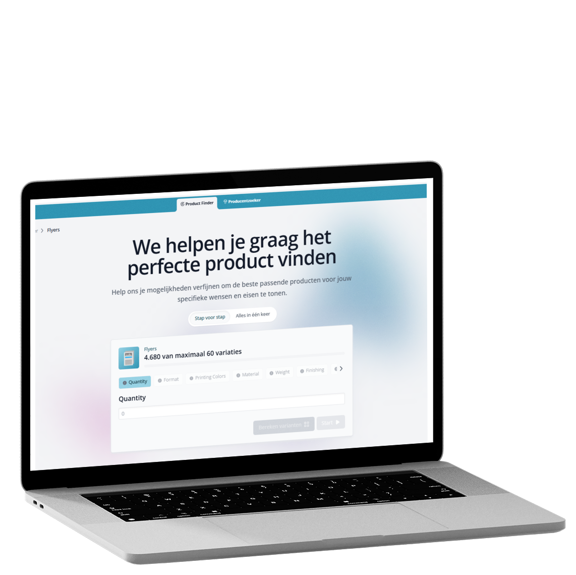 Prindustry Platform onderdelen Assortiment Calculatie Marktplaats