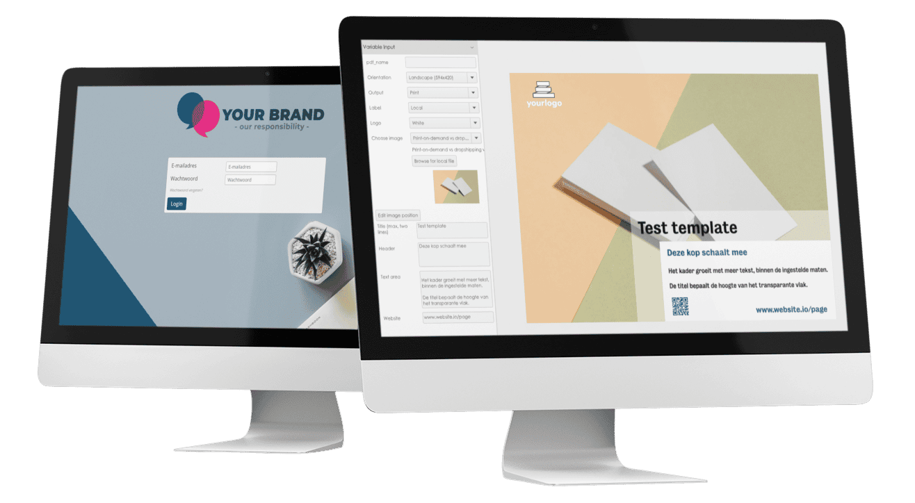 Huisstijlbeheer: Consistente merkcommunicatie Online editor voor je huisstijl communicatie