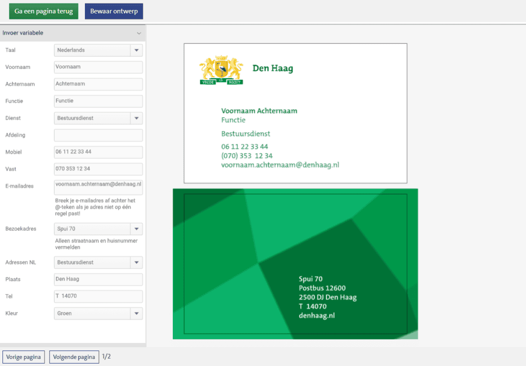 Smart templates voor schaalbare communicatie
