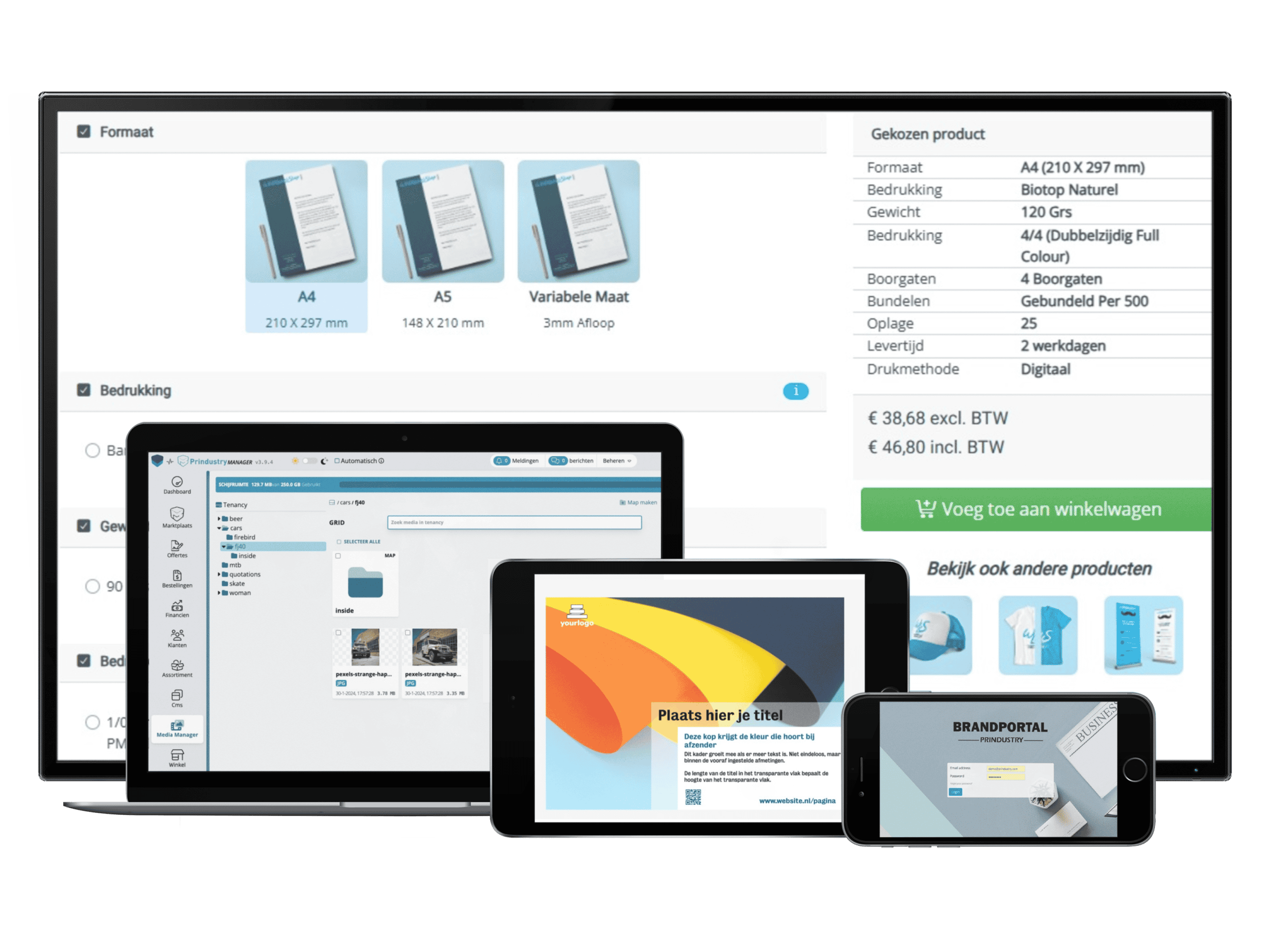 Brandportal software Voor organisaties met meerdere locaties of teams