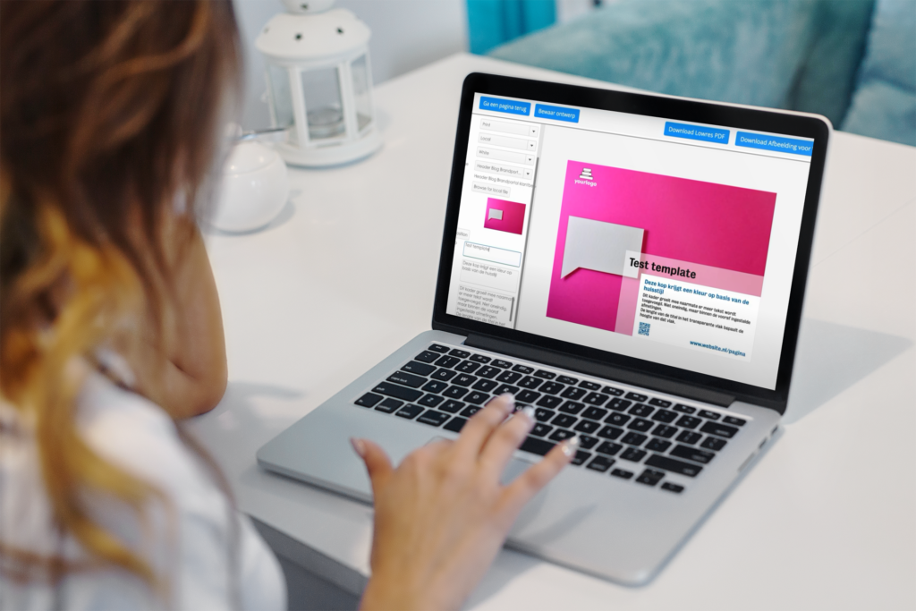 Brandportal software met editor huisstijl voor organisaties met meerdere locaties, teams of merken