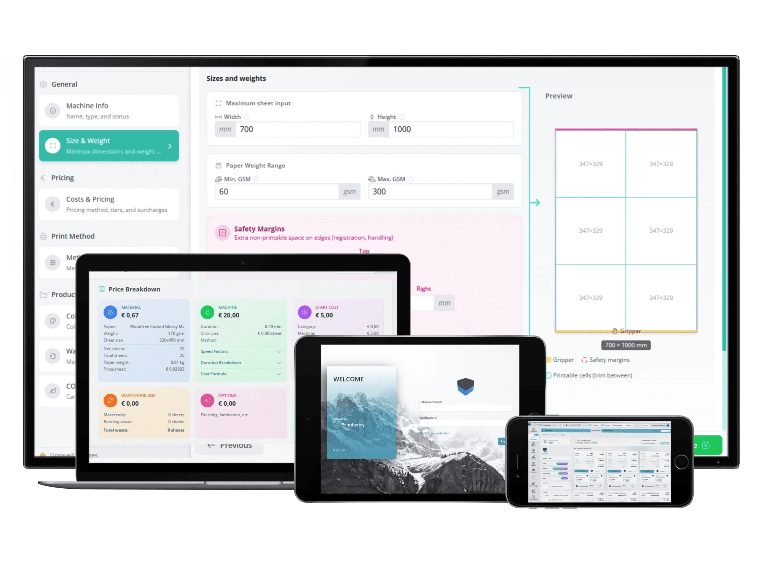 ERP Printmanagement Platform