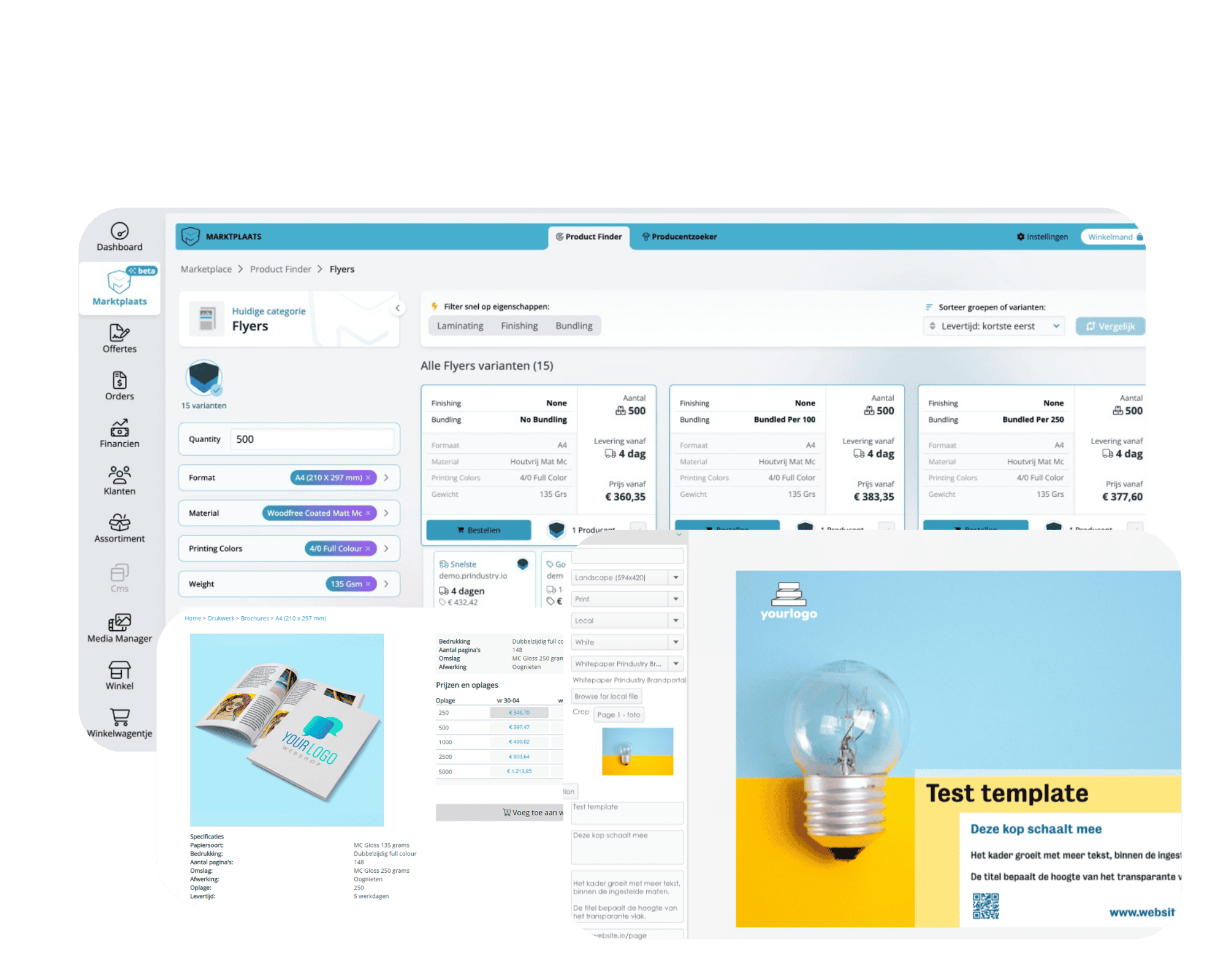 Platform voor print en marketing Prindustry