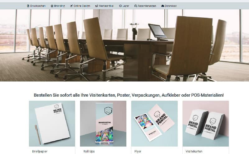 Brandportal Markenportal Webshop