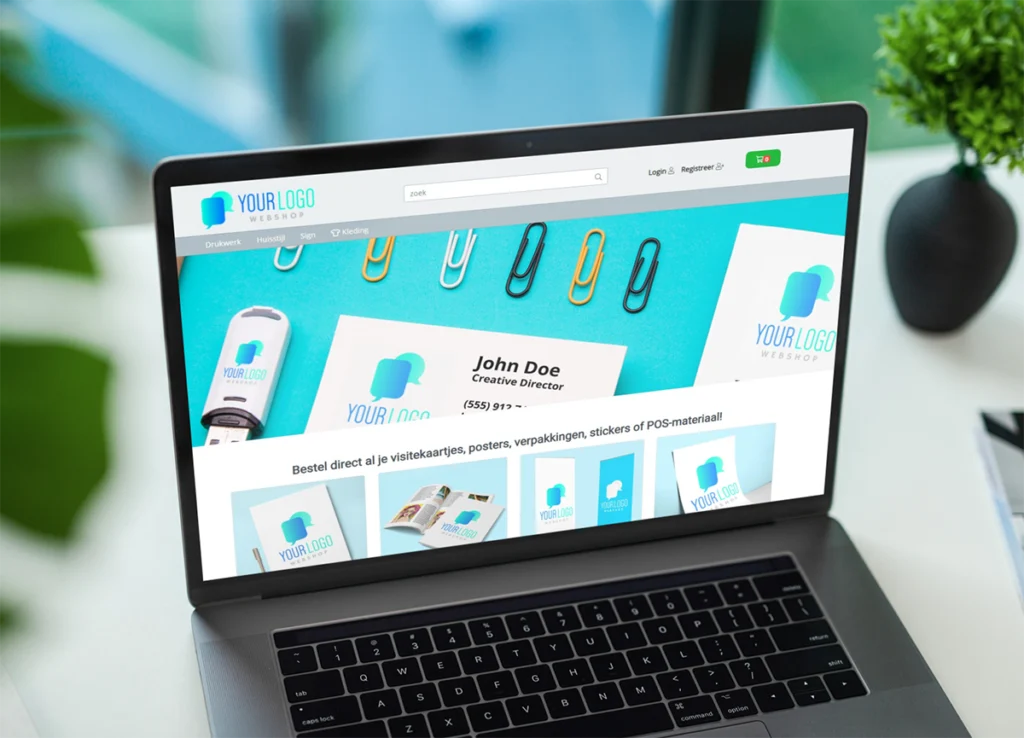 WhiteLabelShop Webshop WhiteLabelShop Web2Print Software