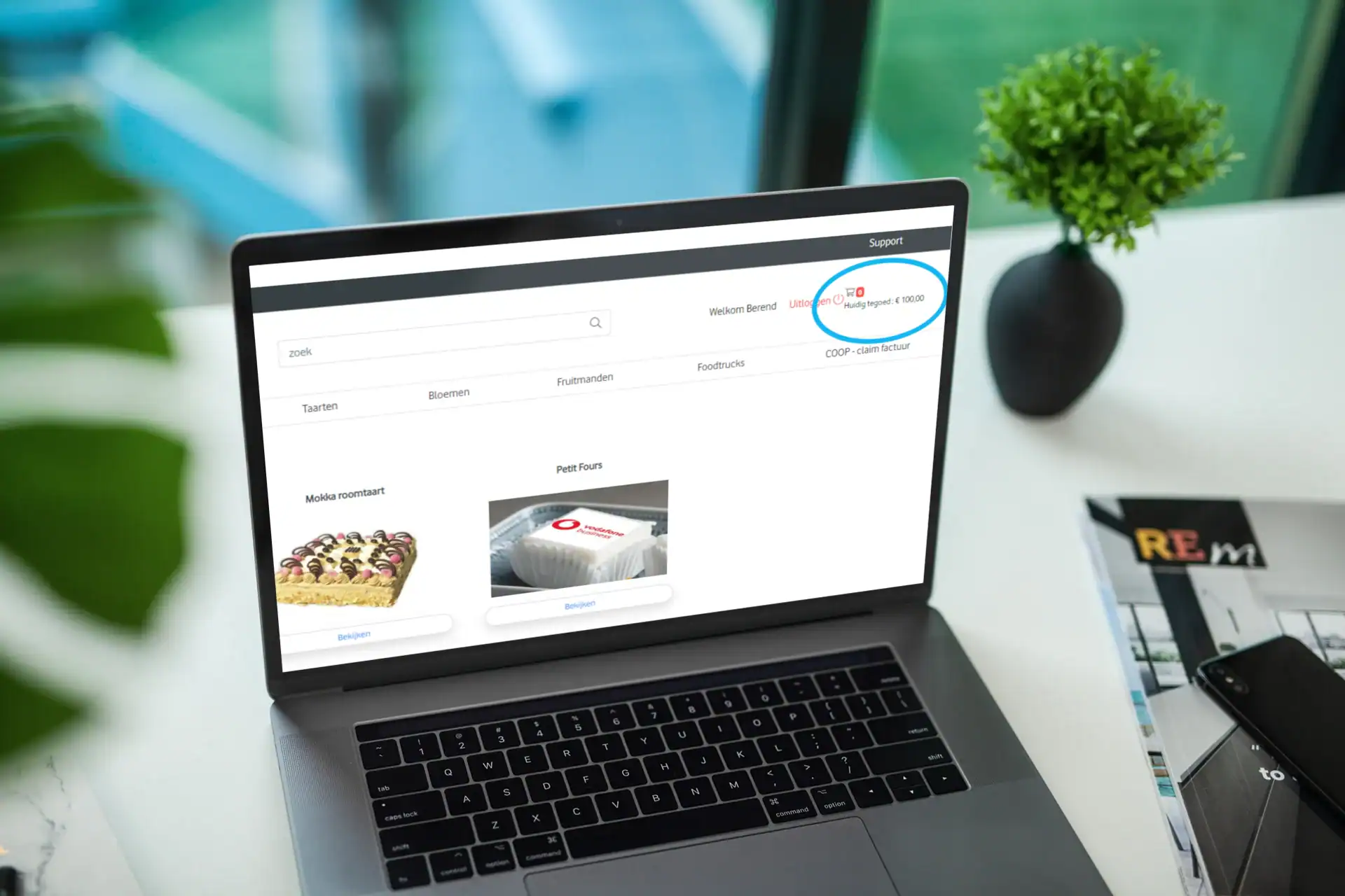 Budgetmodule gebruiker Prindustry Platform