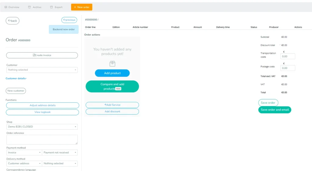 Online Marketplace Prindustry ERP Printmanagement Platform