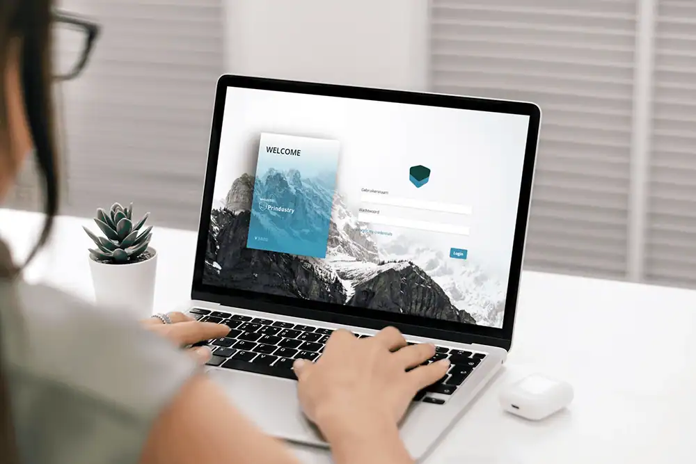 Prindustry Platform Print Management ERP login