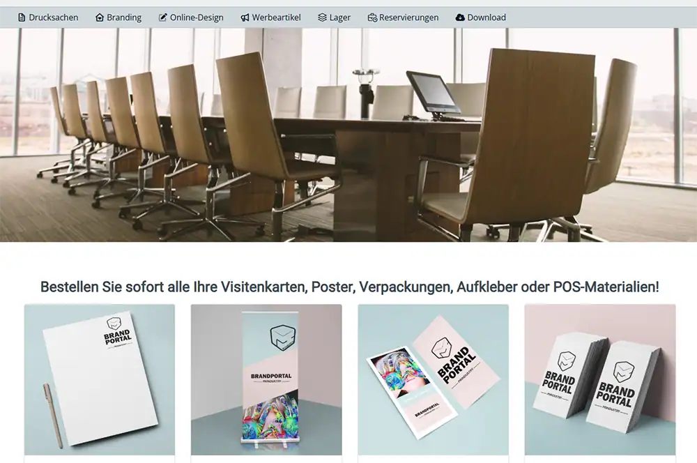 Storefront für Web-to-Print-Lösungen