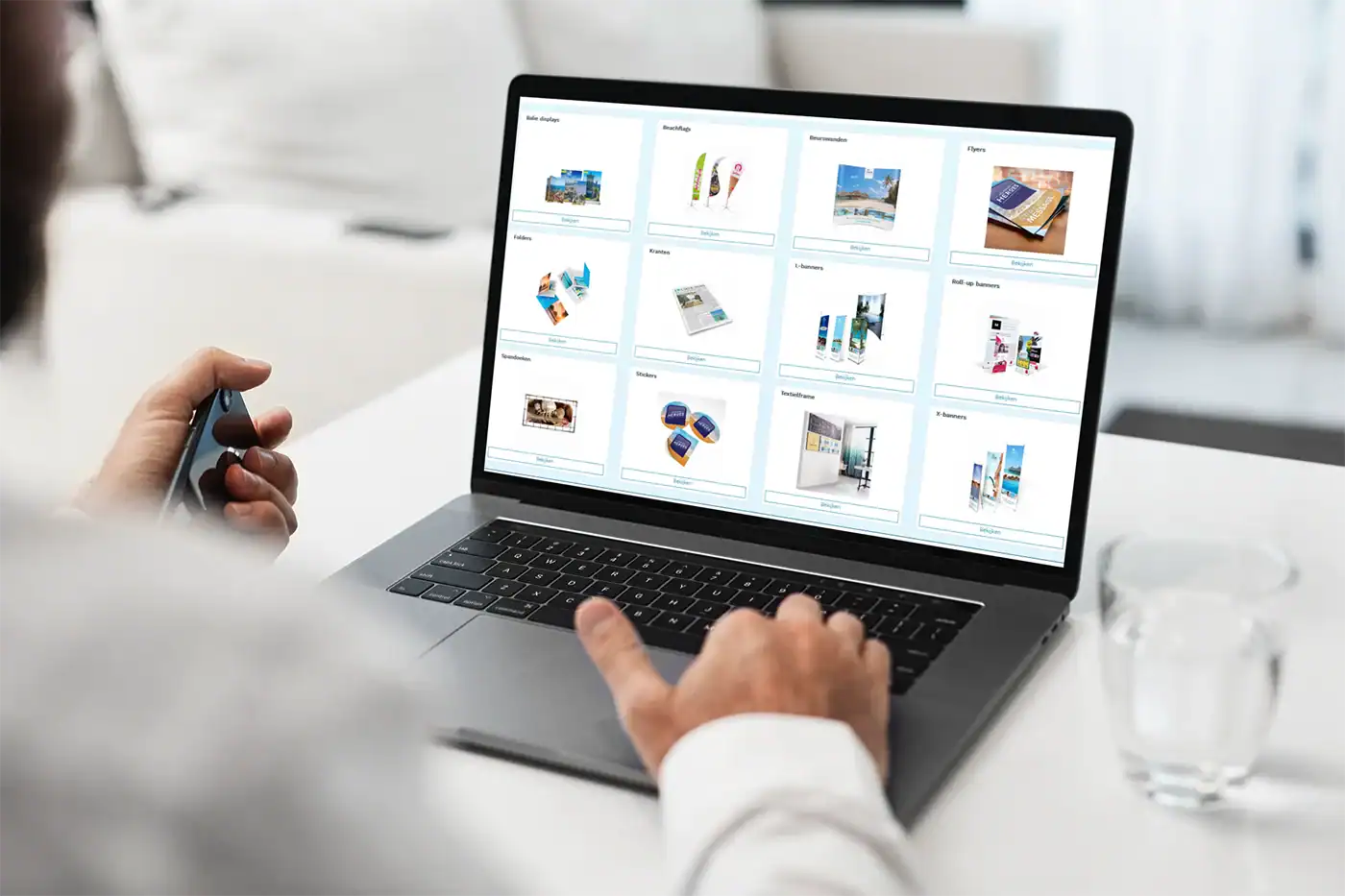 Bestelportaal Online Web2Print Software Prindustry Huisstijl